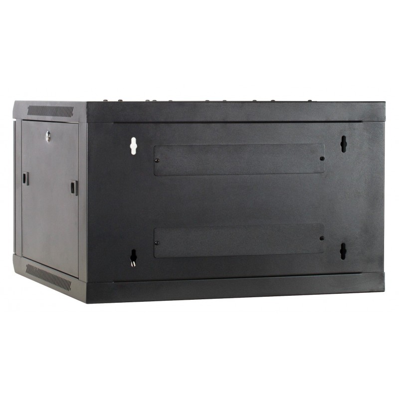 6U 19" rack cabinet | 60 cm deep | Black