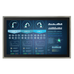 watterproff Steel 22" TFT display high 1000nits for food, pharmasutical, chemical industries IP66/69K