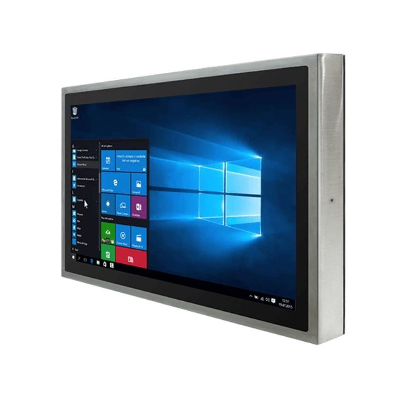 21.5"/22" panel PC i5 1000nits, 1500nits, Full IP 65/66/67K, PCAP touch, SUS 316/ ASIS 316 Rustfrit stål alle sider