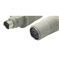 AT DIN5 female tataur converter cable to PS/2, DIN6 MINI MALE, 10 meter extension cable