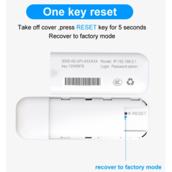 Højhastigheds 4G LTE USB-modem med Wi-Fi | Op til 150 Mbps downloadhastighed