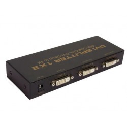 2 porte DVI-D splitter - 4K opløsning, nem installation