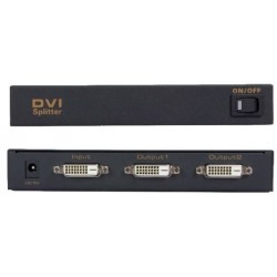 2 porte DVI-D splitter - 4K opløsning, nem installation