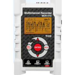 4 ch Temperatur Datalogger, USB, til Termoelementer K, J, T, S, R, -270°C til + 1760°C