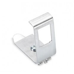 RJ45 DIN adapter til 1xRJ45 Keystone module metal