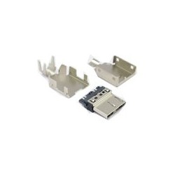 Løst USB3.0 Micro B hanstikforLøse stik med kappe