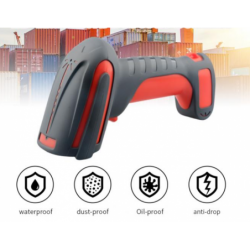 Handheld 1D, 2D, QR code scanner with Bluetooth and with table stand