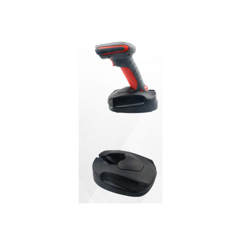 Handheld 1D, 2D, QR code scanner with Bluetooth and with table stand