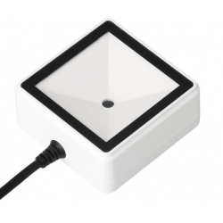 Desktop 1D 2D QR-scanner, USB. God til mobiltelefon skærme. Boks med fastgørelseshuller