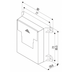 Trådløs adgangskontrol med rækkevidde op til 50 meter. Relæudgang og kan kontrolleres fra 15 fjernbetjeninger