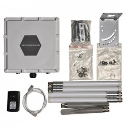 High-Speed Outdoor 5G Router with Wi-Fi and Passive PoE - IP67 Rated