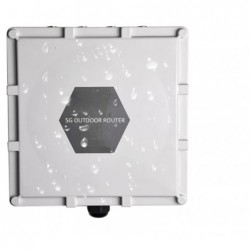 High-Speed Outdoor 5G Router with Wi-Fi and Passive PoE - IP67 Rated