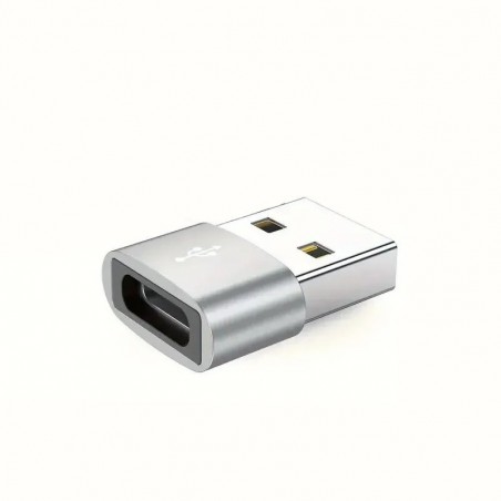 USB-C female → USB-A male Adapter (USB 2.0) – 480 Mbps