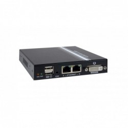 IP-baseret KVM Switch-konsol med DVI/VGA op til 1920x1200 opløsning