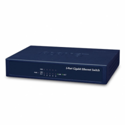 5-ports Gigabit Ethernet-switch - 10 Gbps båndbredde