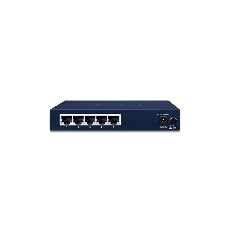 5-ports Gigabit Ethernet-switch - 10 Gbps båndbredde