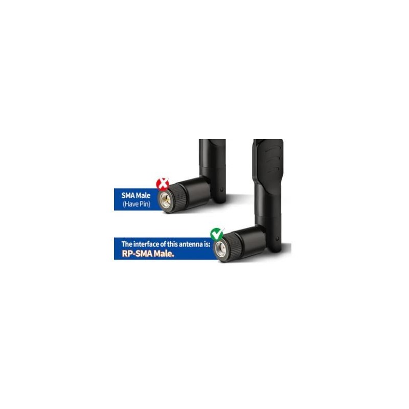 RP-SMA antenne, 8dBi Wifi, Kabel IPX IPEX U.FL MHF4 , M.2 NGFF , Intel AX200NGW 8265AC 8265NGW 7265AC 9560AC M.2 NGFF