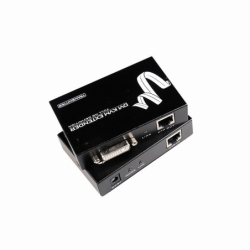 DVI forlænger, Booster, KVM, USB, tastatur, mus, Over Cat.6 kabel