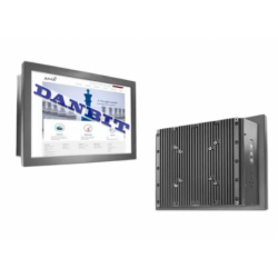 Panel PC12.1" Wide Screen TFT Celeron J6412, 2XHDMI, USB3.0 2x LAN/ethernet 24Vdc, Stainelss Steel 316 Enkelt, Høj lysstyrke