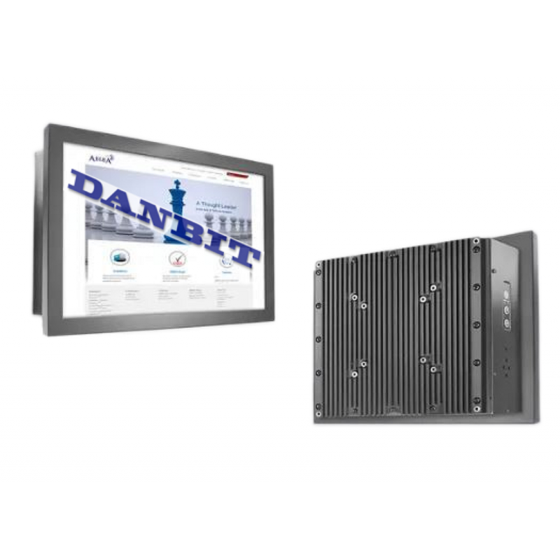 Panel PC12.1" Wide Screen TFT Celeron J6412, 2XHDMI, USB3.0 2x LAN/ethernet 24Vdc, Stainelss Steel 316 Enkelt, Høj lysstyrke