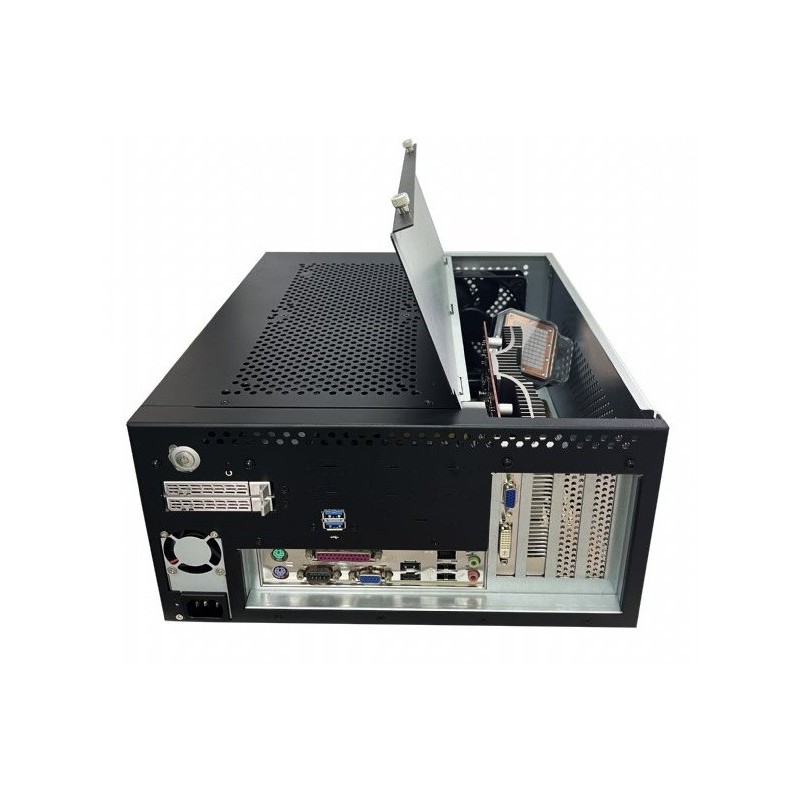 Industrielt vægbeslag Mini ATX med nem adgang til GPU-kortudvidelse