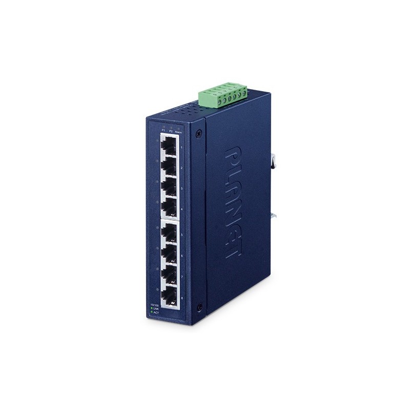 8-Port Unmanaged Switch med PROFINET-understøttelse, DIN-montering