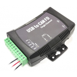 1 port USB til CAN FD bus adapter. CAN 2.0A/B. ISO 11898_2:2016. 8 Mbps