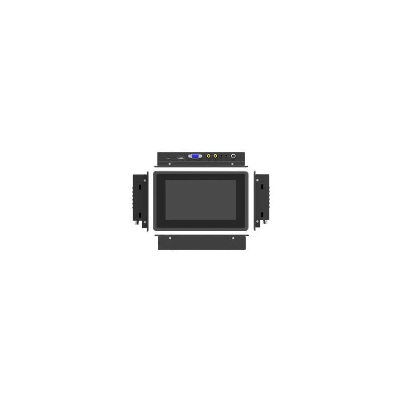 7” Industriel Touchscreen Monitor - Høj lysstyrke, IP64-klassificeret multi-touch udendørs