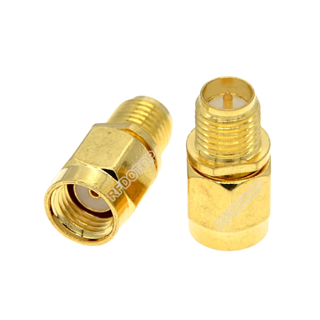 RSMAM-RSMAF adapter, Omløber + hul til Gevind + tap