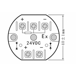 Pt1000 transmitter -50 - +300°C for 2 wire and 3 wire Pt1000 sensor, 4-20mA