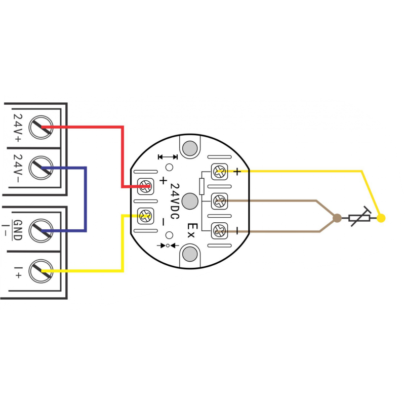 Pt1000 transmitter -50 - +300°C for 2 wire and 3 wire Pt1000 sensor, 4-20mA