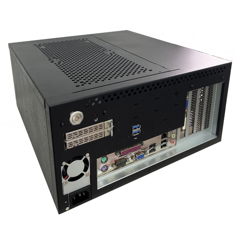 Industrielt vægbeslag Mini ATX med nem adgang til GPU-kortudvidelse