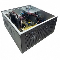 Industrielt vægbeslag Mini ATX med nem adgang til GPU-kortudvidelse