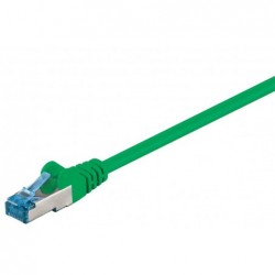 Fire Retardant Cat. 6A RJ45 Network Cable - 0.5M Green