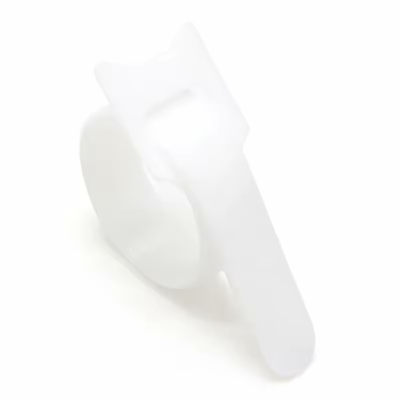 Velcro kabel strips, kabelbinder, burrebånd, 12 x 150 mm, Hvid