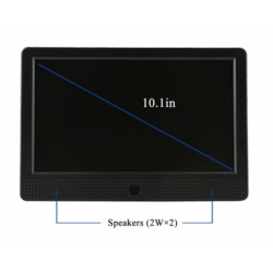 Stand Alone 10.1 LCD-medieafspiller med trykknapper og USB/SD