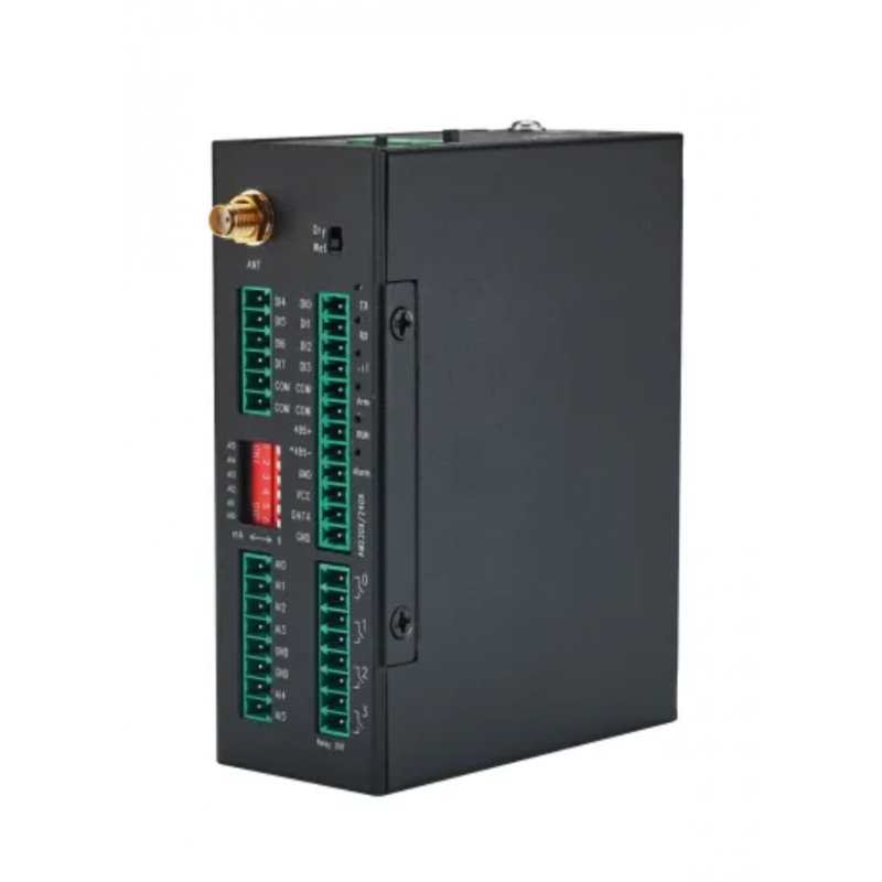 4G SMS-alarmsystem med 8 + 6 indgange, 4 relæudgange, temp/fugt indgang, Cloud