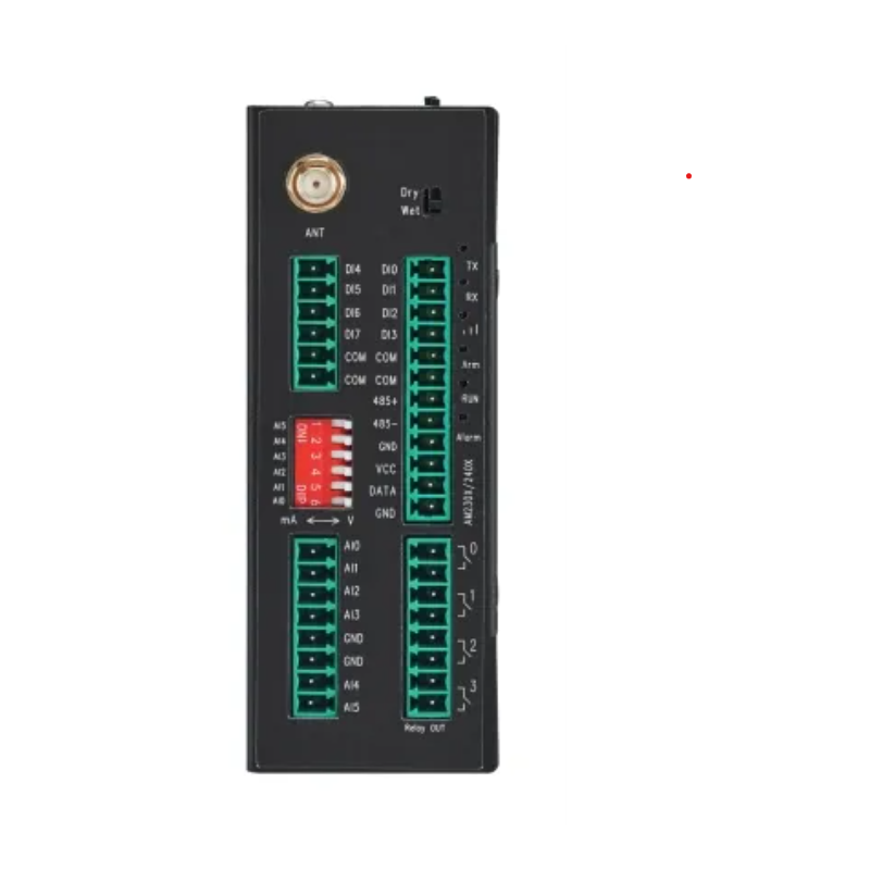 4G SMS-alarmsystem med 8 + 6 indgange, 4 relæudgange, temp/fugt indgang, Cloud