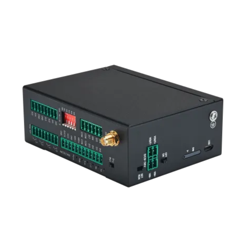 4G SMS-alarmsystem med 8 + 6 indgange, 4 relæudgange, temp/fugt indgang, Cloud