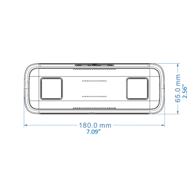Dual-Lens 4MP persontællingskamera med webadgang og alarmer