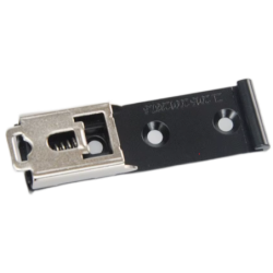 Sikker DIN-montering med fjeder til PLC-, IoT- og HMI-installationer