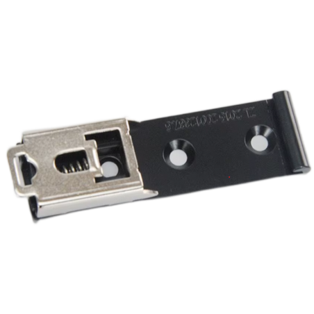 Sikker DIN-montering med fjeder til PLC-, IoT- og HMI-installationer