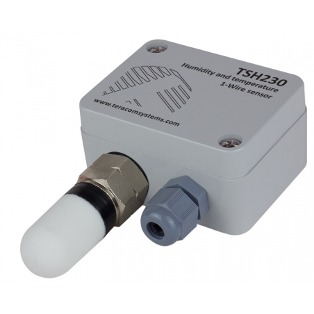 Temperatur- og fugtmåler med 1-wire. -20 - +60°C, 5 - 95%RH