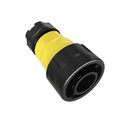 Vandtæt RJ45 stik til patchkabel. IP67. Med bajonetlås. Lynkobling