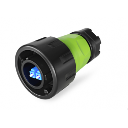 Vandtæt LC Fiber kabel-stik med lynkobling.