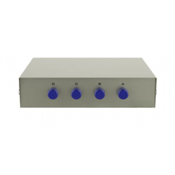 4 port RJ45 manuel omskifter 1 til 4 eller 4:1