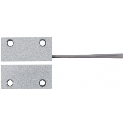Magnetisk dørkontakt, Reed. Kontakt lukket ved enheder tæt på hinanden