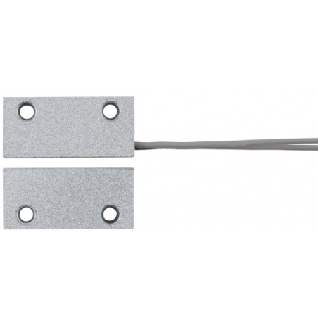 Magnetisk dørkontakt, Reed. Kontakt lukket ved enheder tæt på hinanden