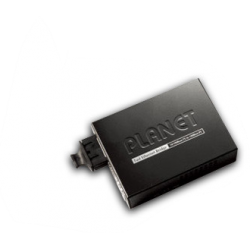 Mediekonverter RJ45 til fiber. RJ45 10/100Mbit, fiber 100Mbit Single Mode, SC 15km