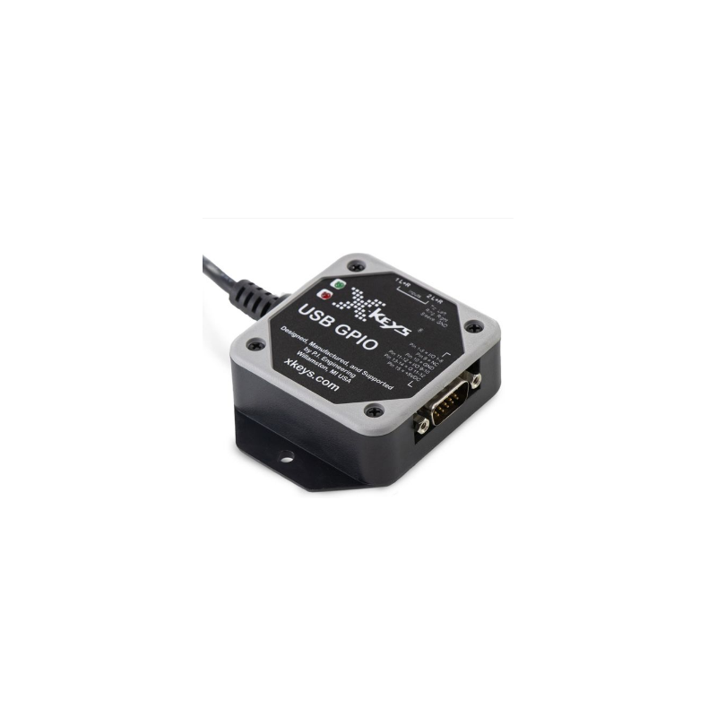 Programmerbar USB GIPO med 10 stk. digitale I/O porte.  HID keyboard. Intern makro